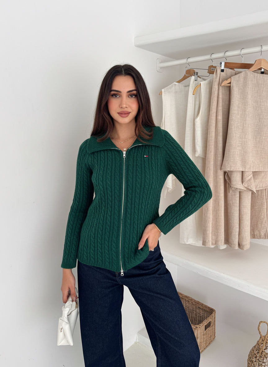 Zip-Up Sweater