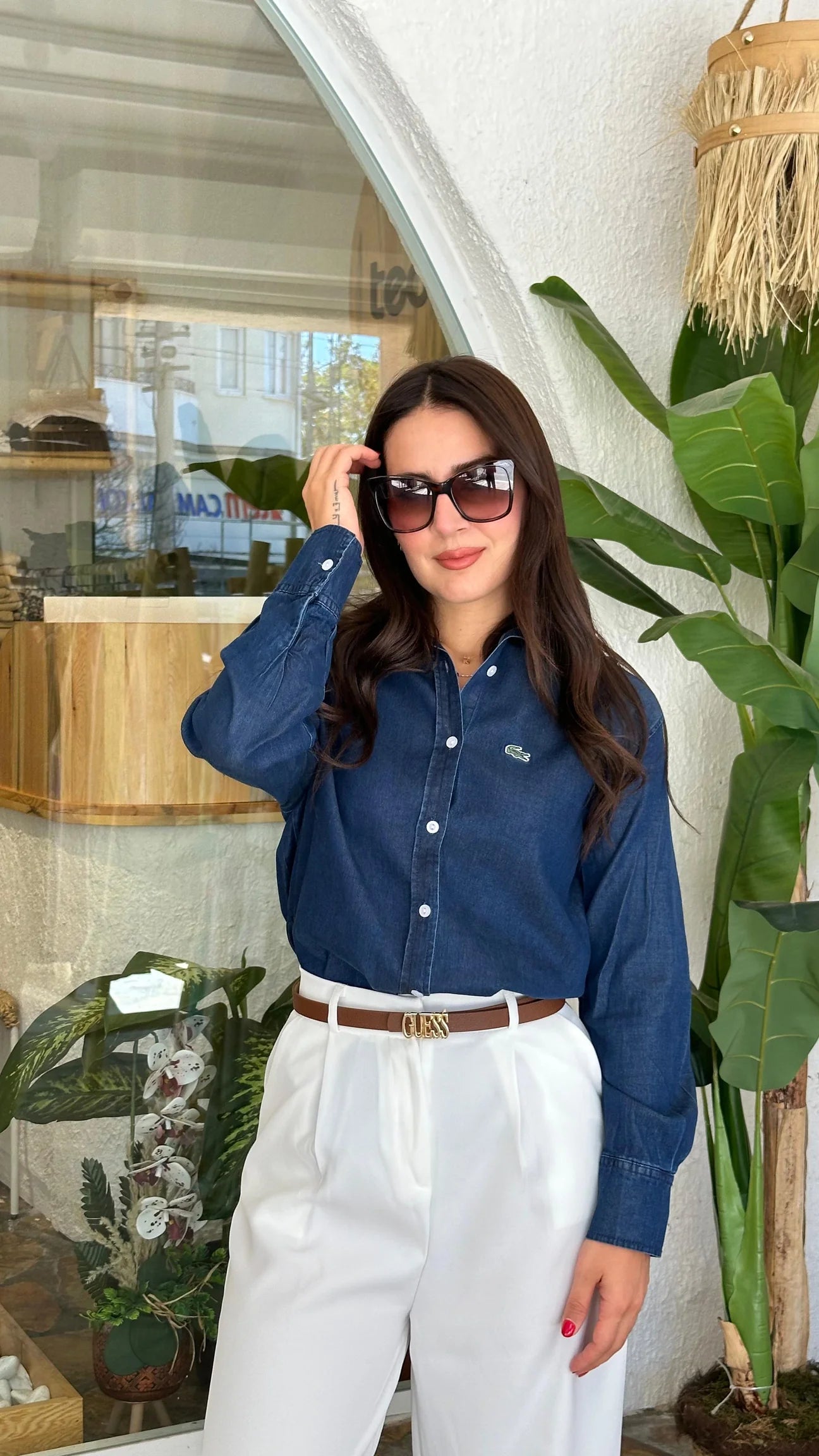 Lacoste Denim Blouse
