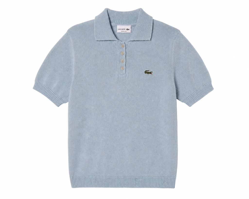 Light Blue Knit Polo