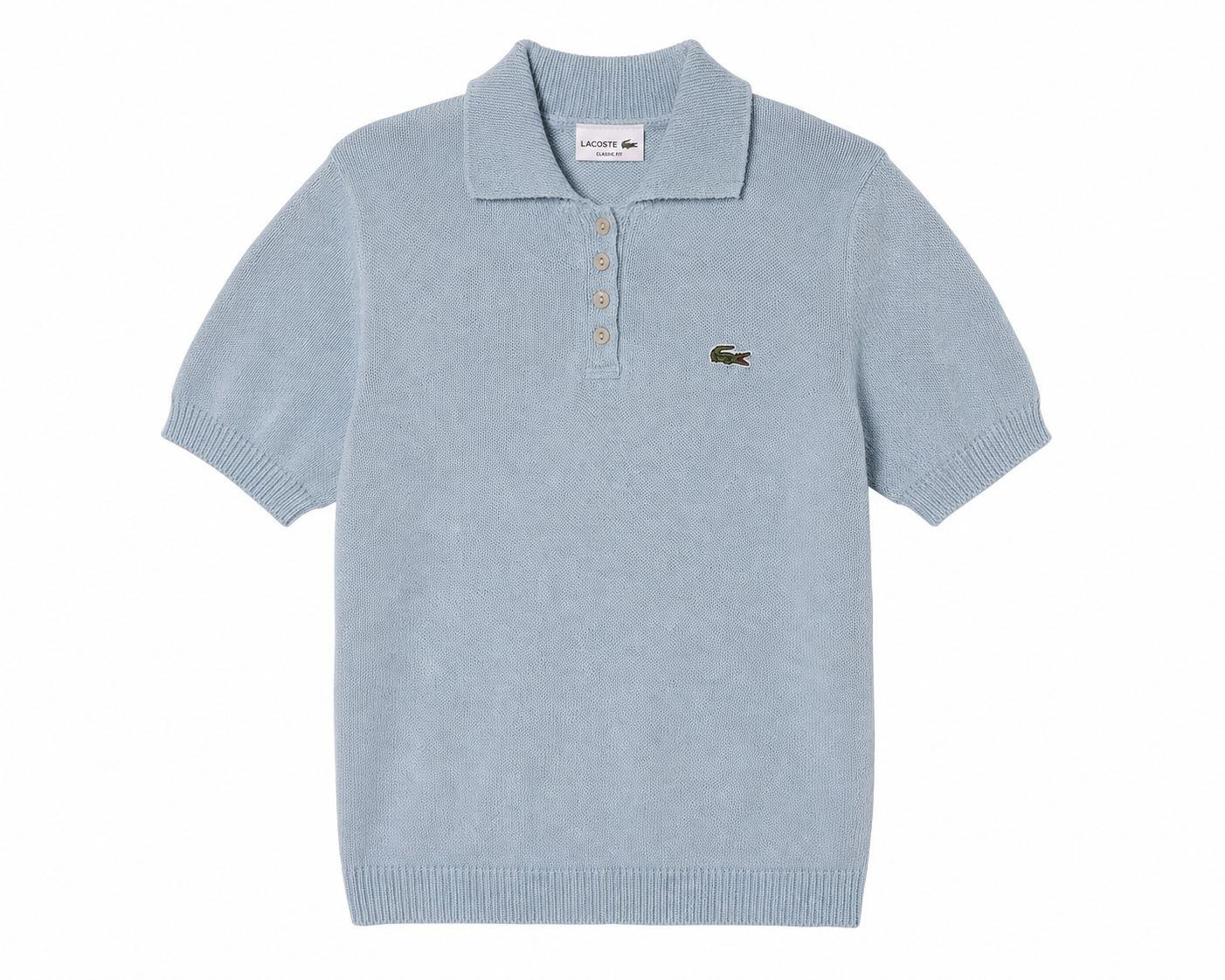 Light Blue Knit Polo