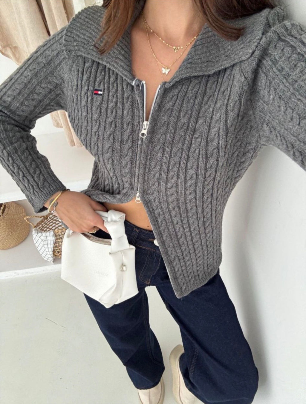 Zip-Up Sweater