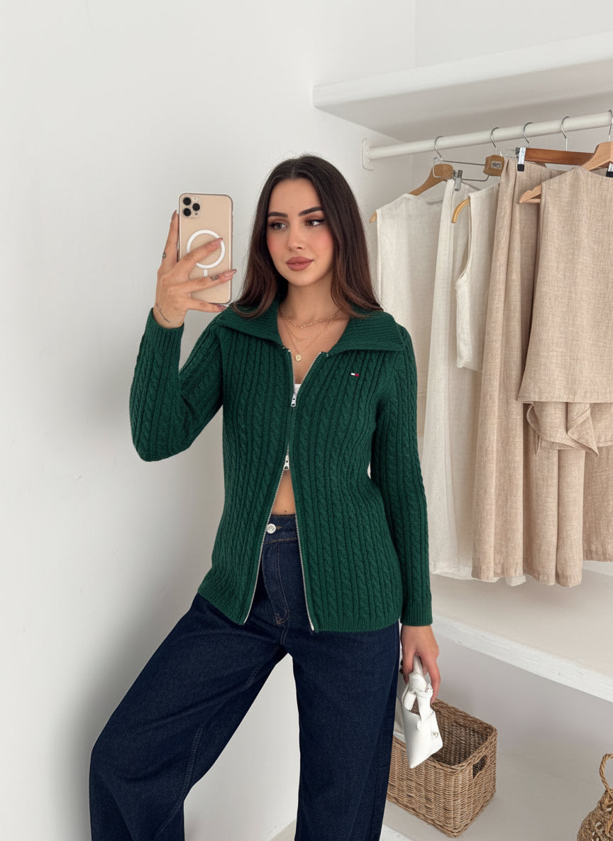 Zip-Up Sweater