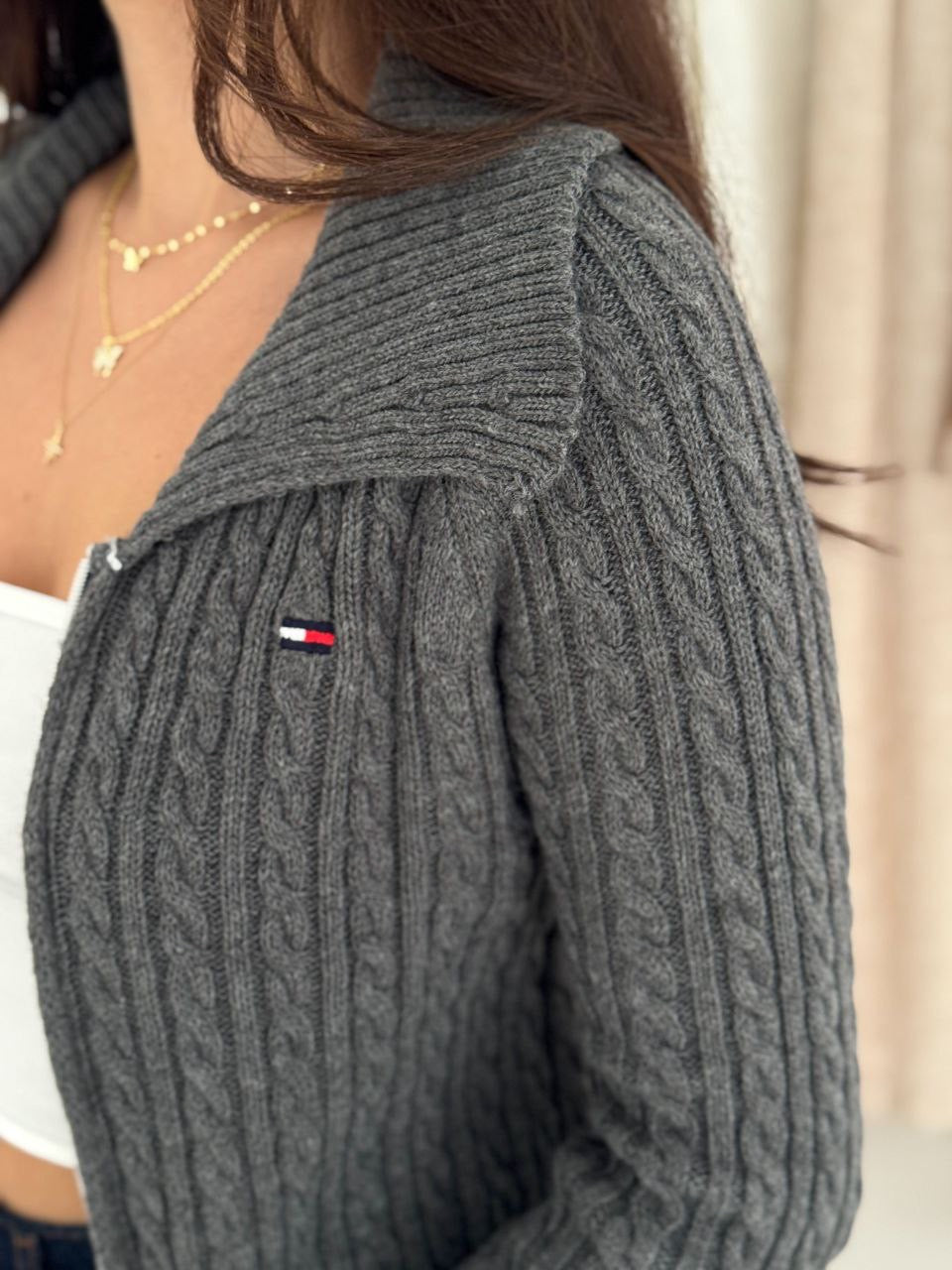 Zip-Up Sweater